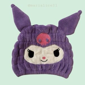 Sanrio Kuromi Purple Textured Beanie. EUC